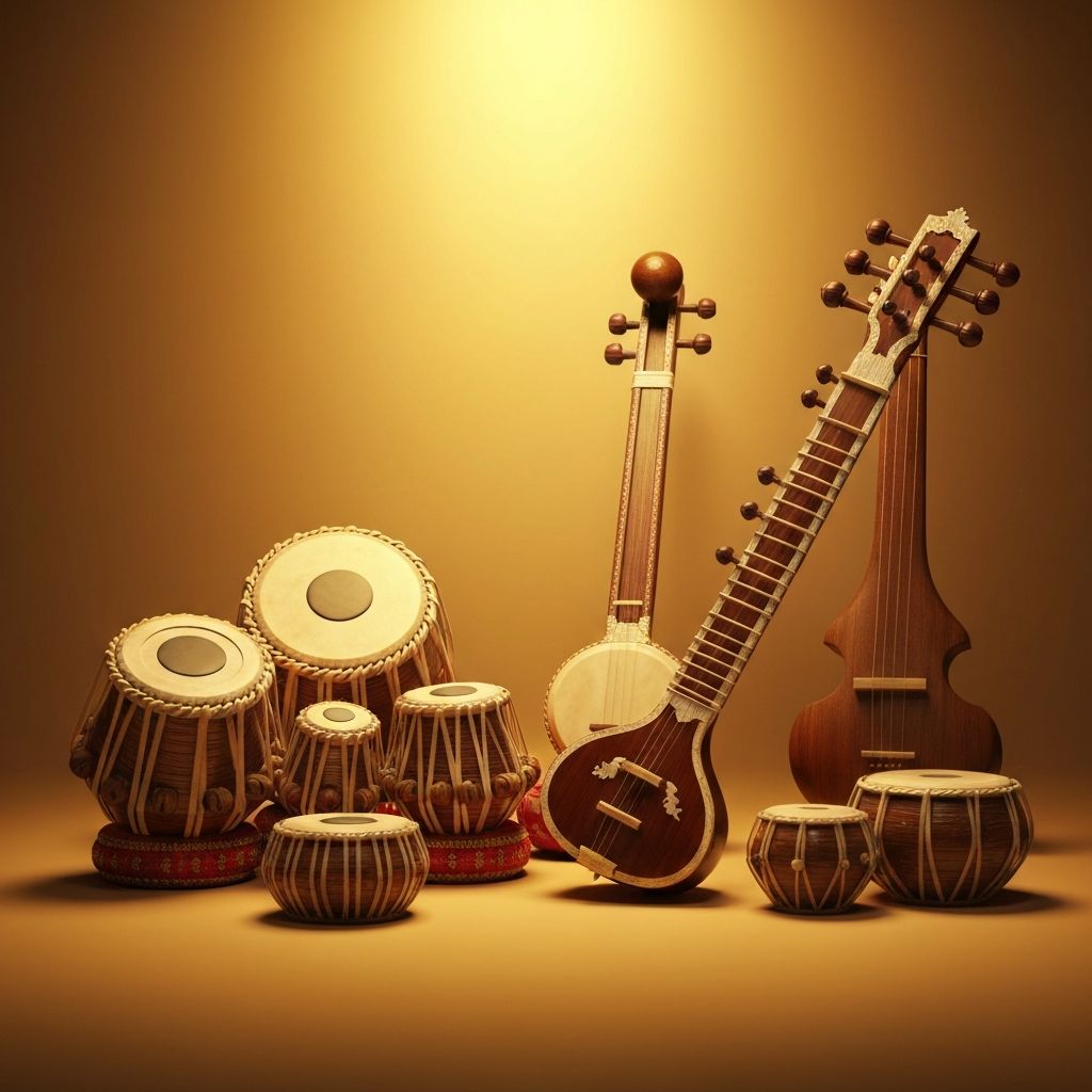 Classical instruments background